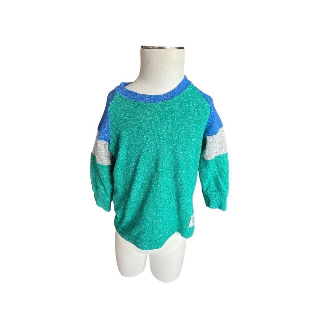 Baby Boys OshKosh Color Block Popover Sweater - Sz 9 mo